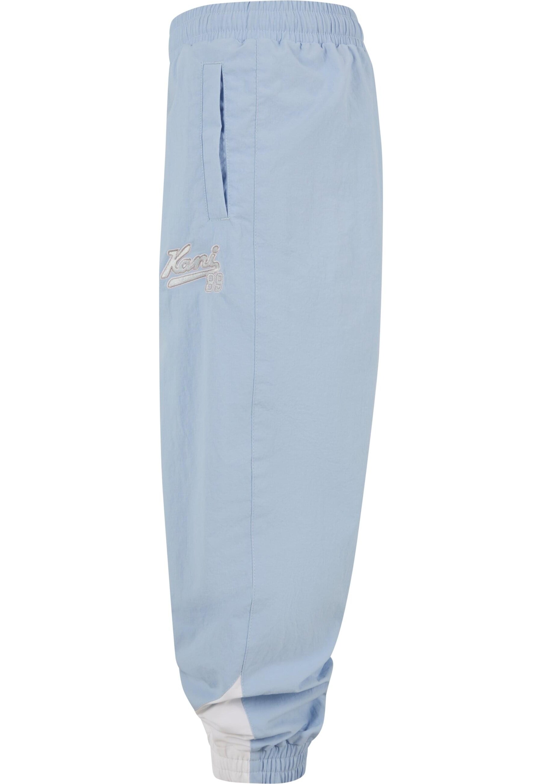 Effilé Pantalon 'Varsity' Karl Kani en bleu