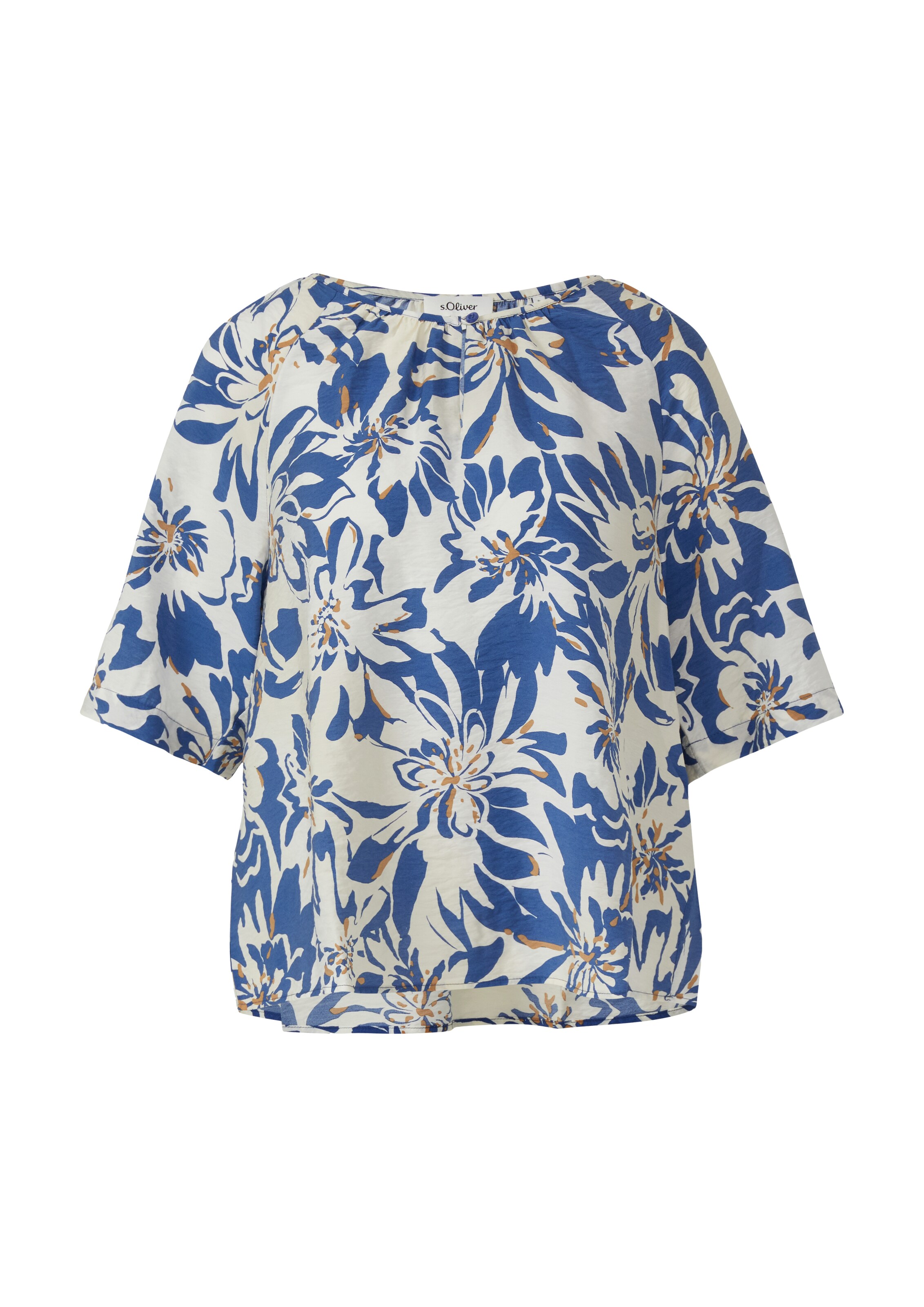 s.Oliver Bluse in Beige: Vorderseite