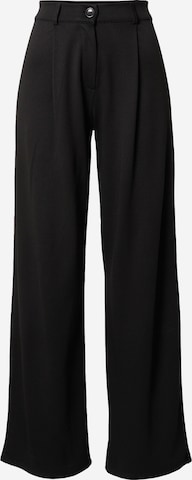 NLY by Nelly Pleat-Front Pants 'I Love It' in Black: front