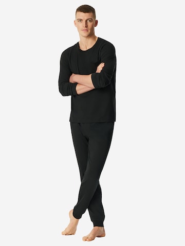Pyjama long SCHIESSER en noir