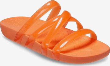 Crocs Klapki w kolorze pomarańczowy