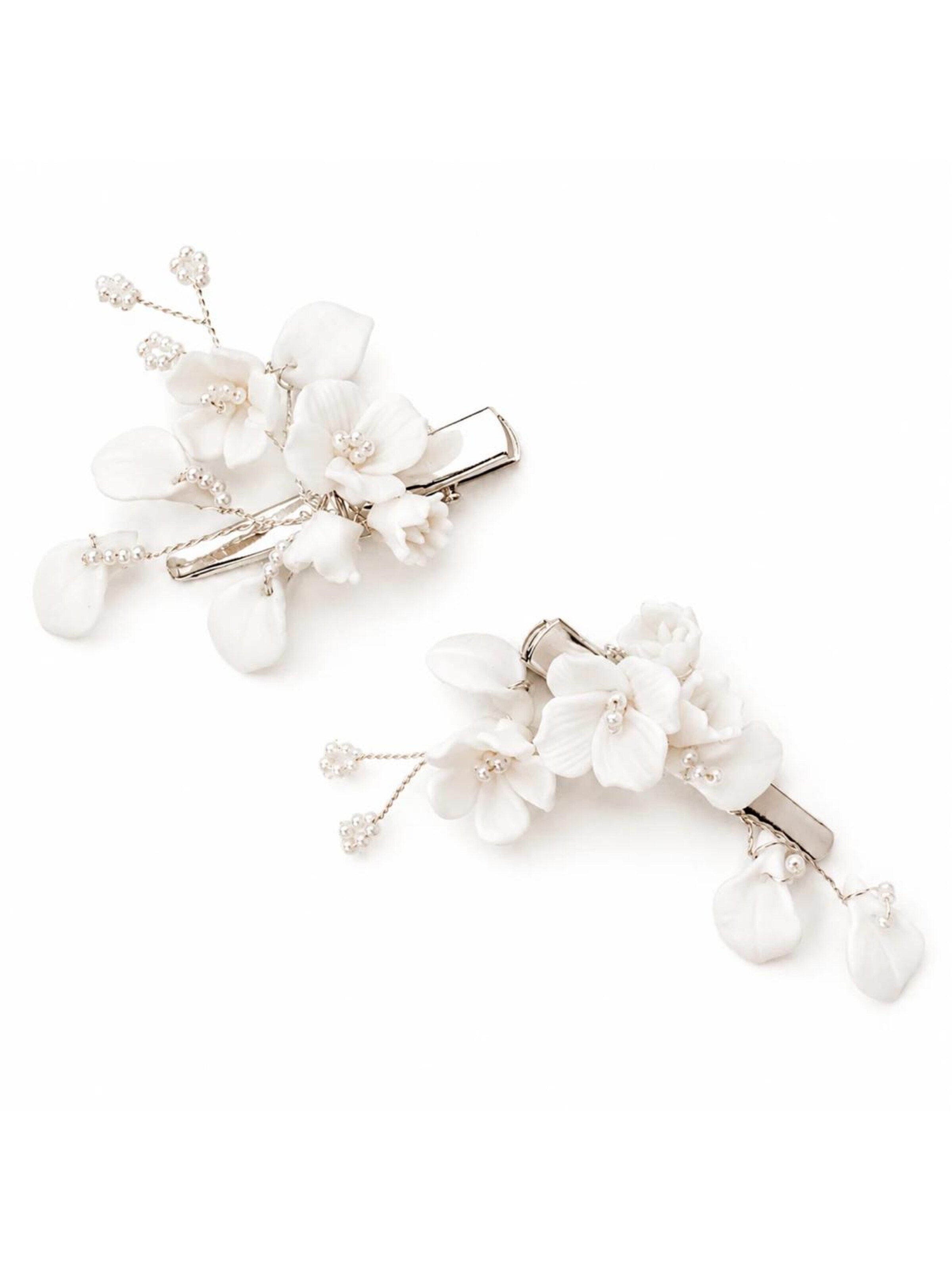 Sally Jane Bridal Ornement pour cheveux 'Vanessa' en One Size en argent, Vue avec produit