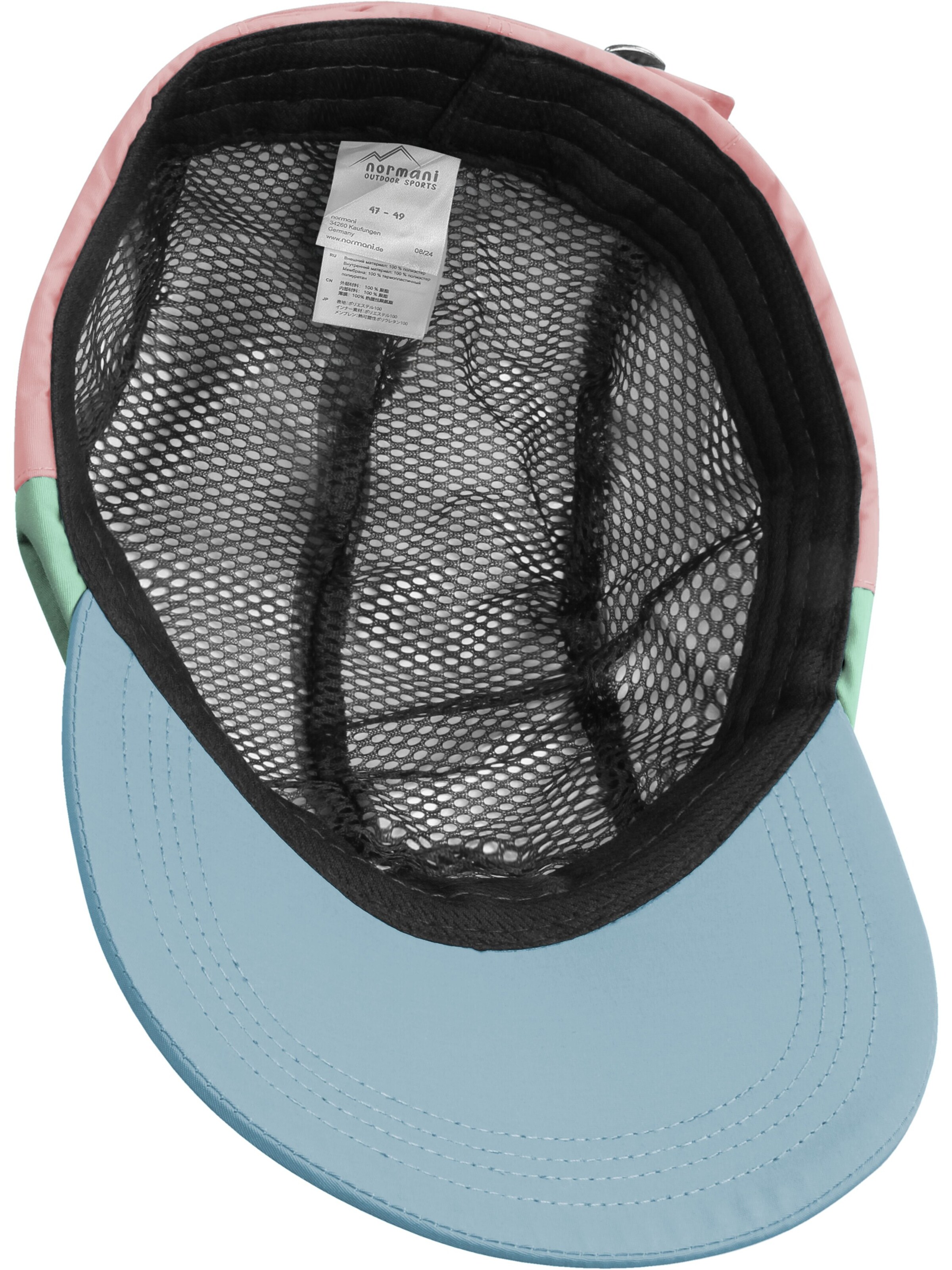 Chapeau normani en mélange de couleurs