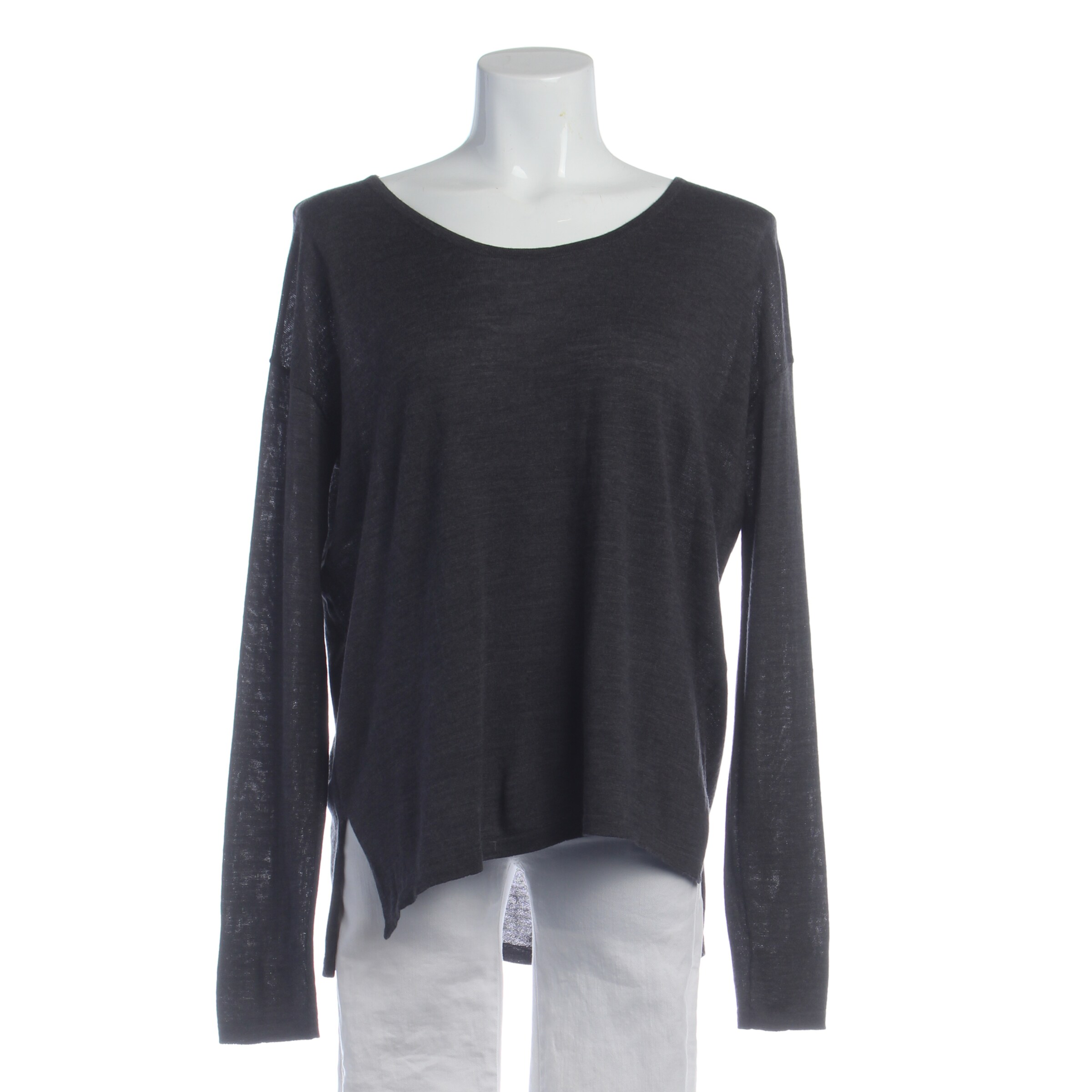 Friendly Hunting Shirt langarm M in Grau: Vorderseite