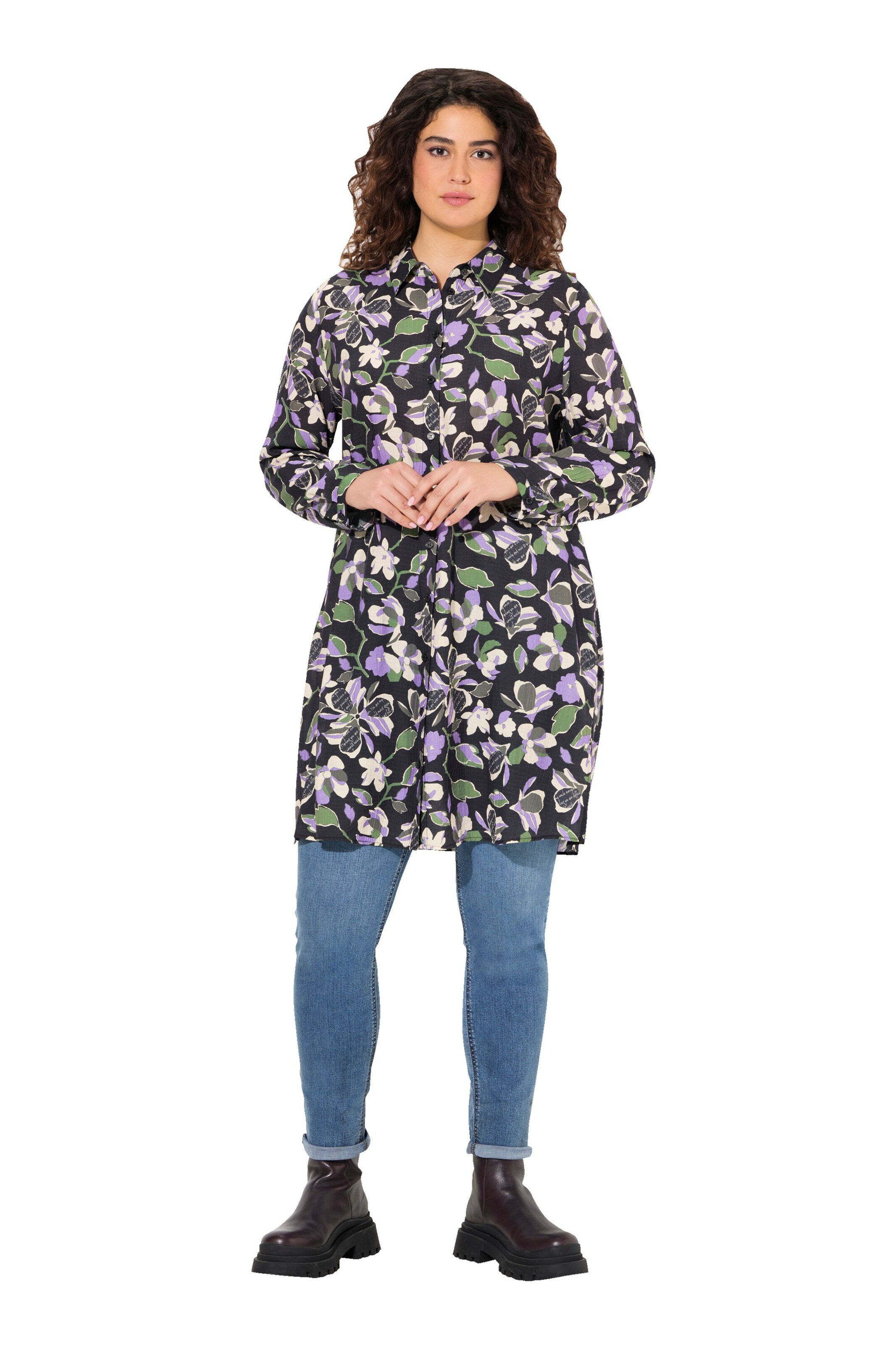 Ulla Popken Tuniek in Zwart