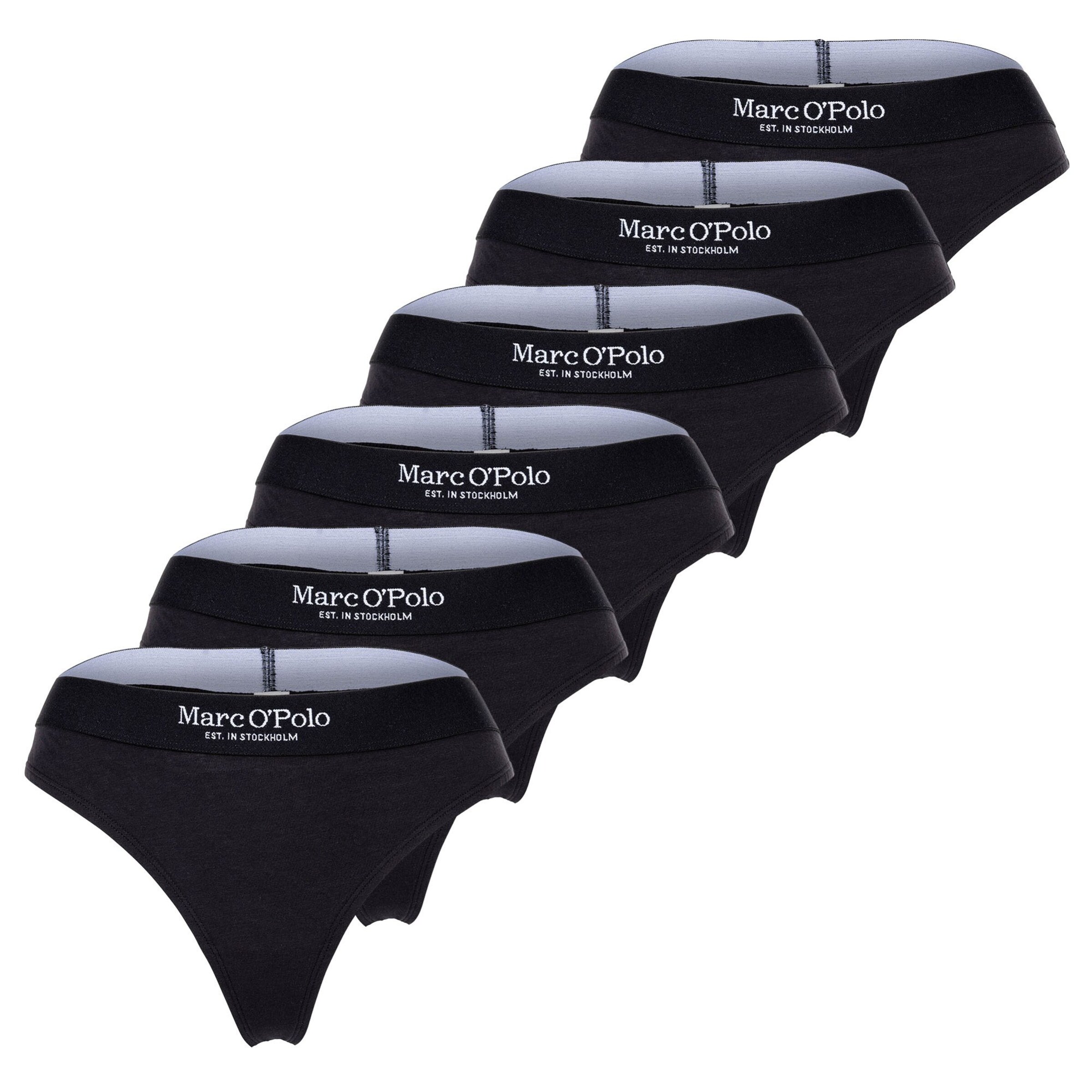 Marc O'Polo Stringi w kolorze czarny: przód