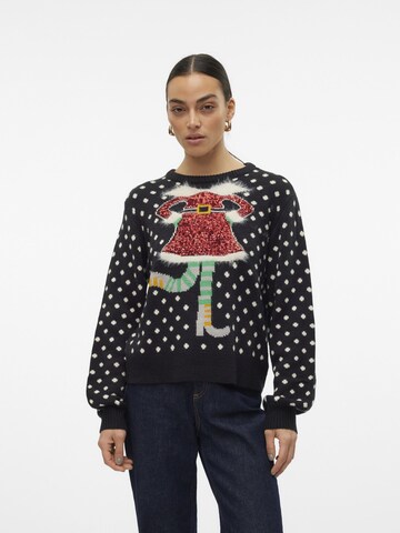 VERO MODA Pullover 'SPARKLE' i sort: forside
