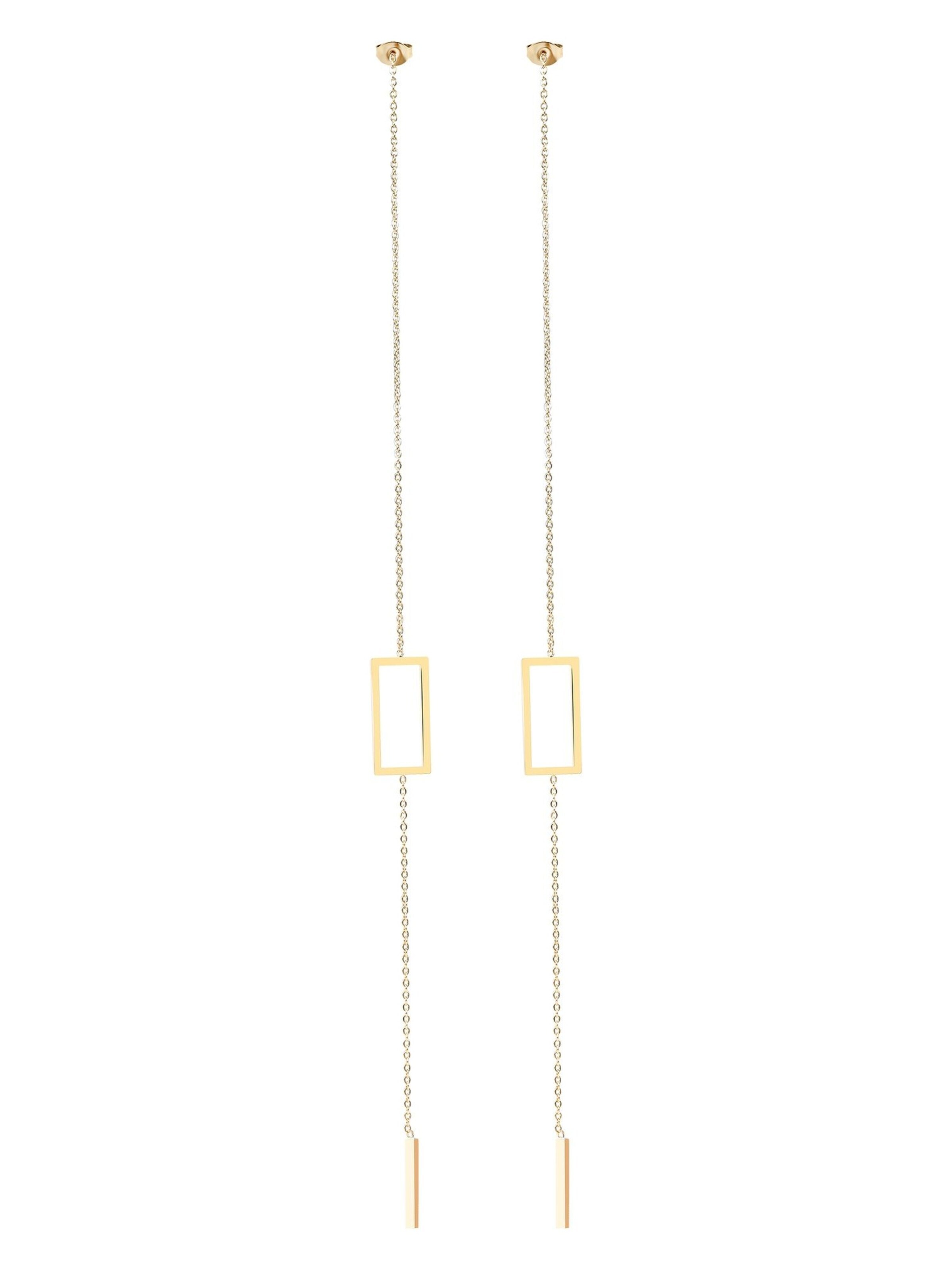 Akzent Earrings 'Vilte, langlebig' in Gold: front