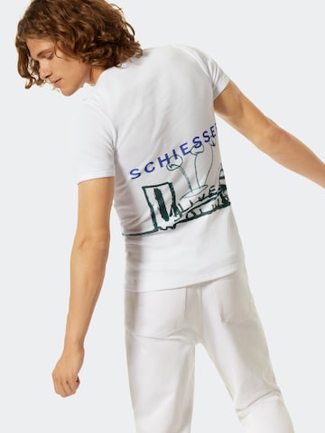 T-Shirt 'Friedrich' SCHIESSER en blanc