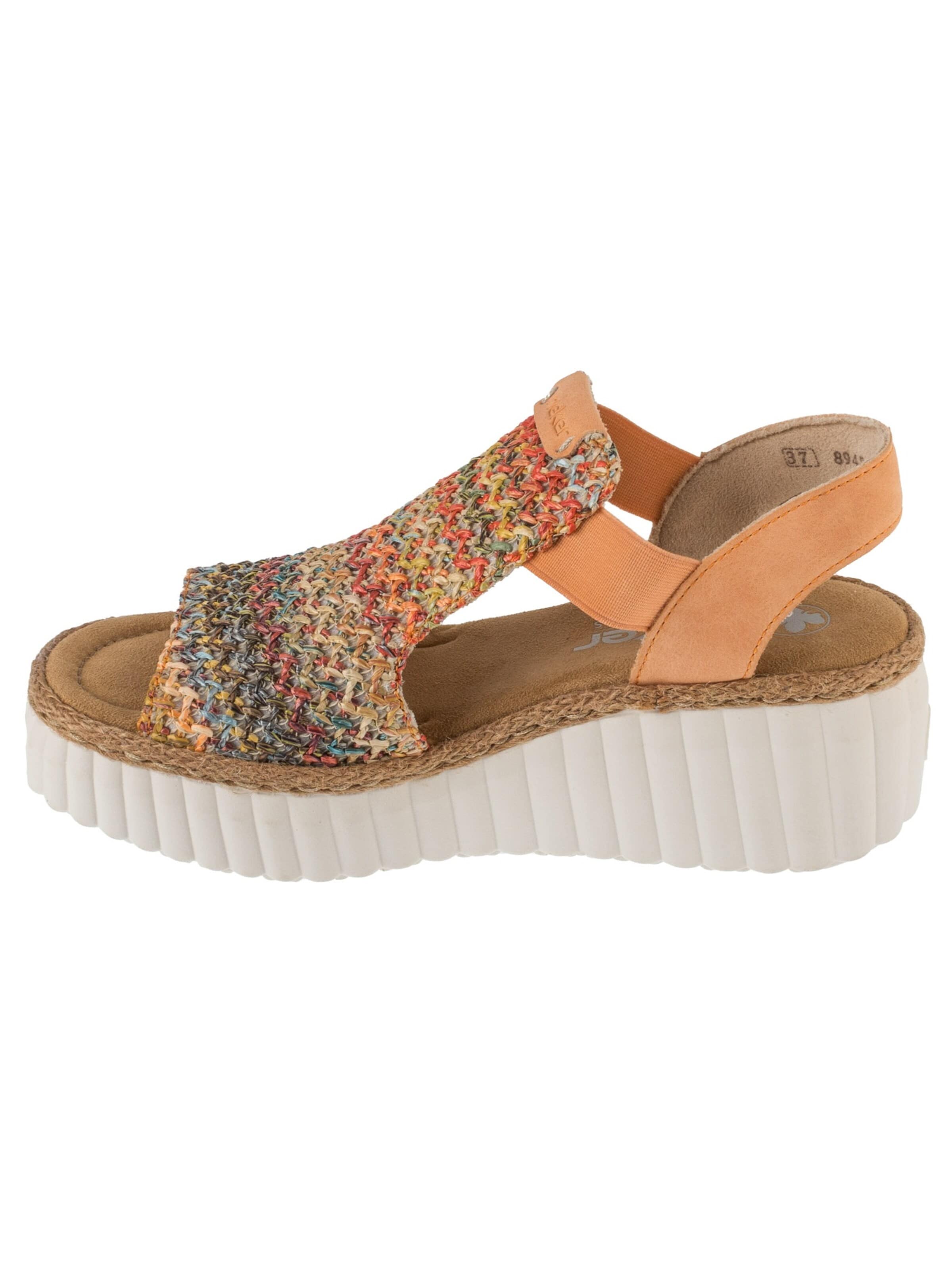 Sandales Rieker en mélange de couleurs
