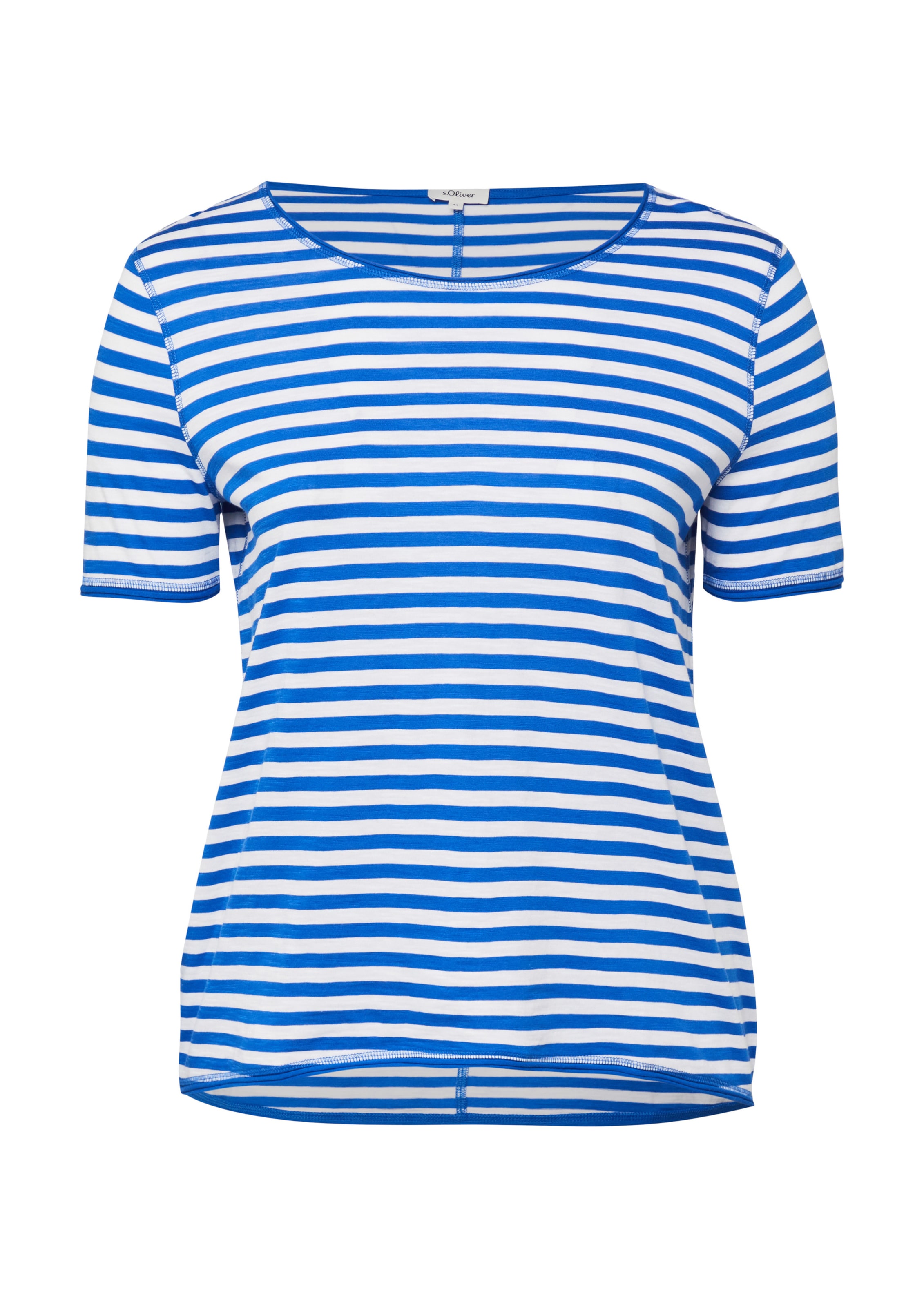 T-shirt s.Oliver en blanc : devant