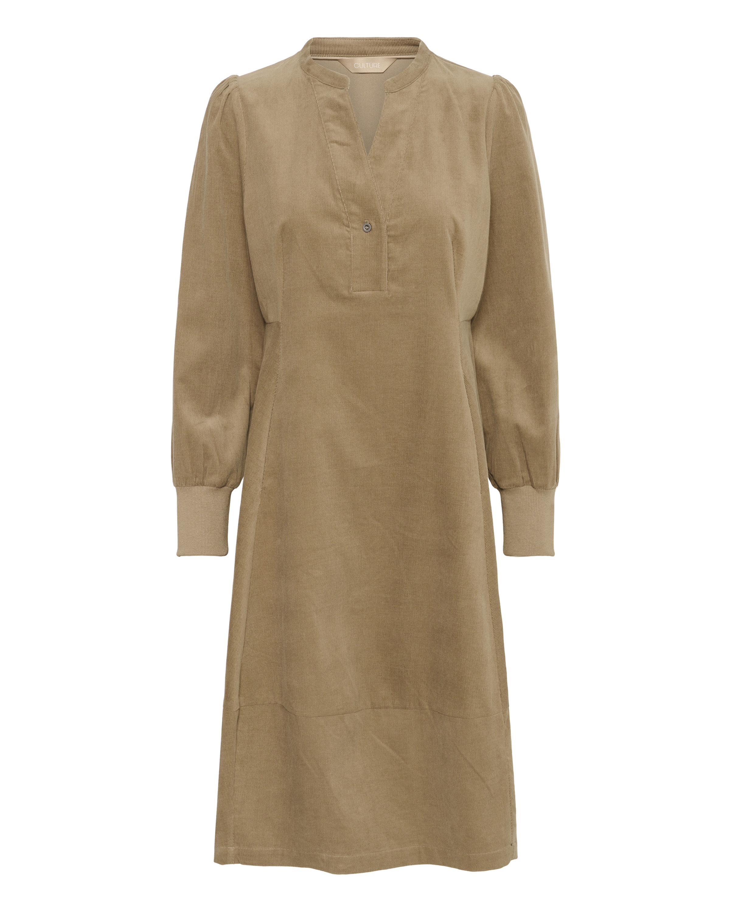 Robe 'Rhaena' CULTURE en beige : devant