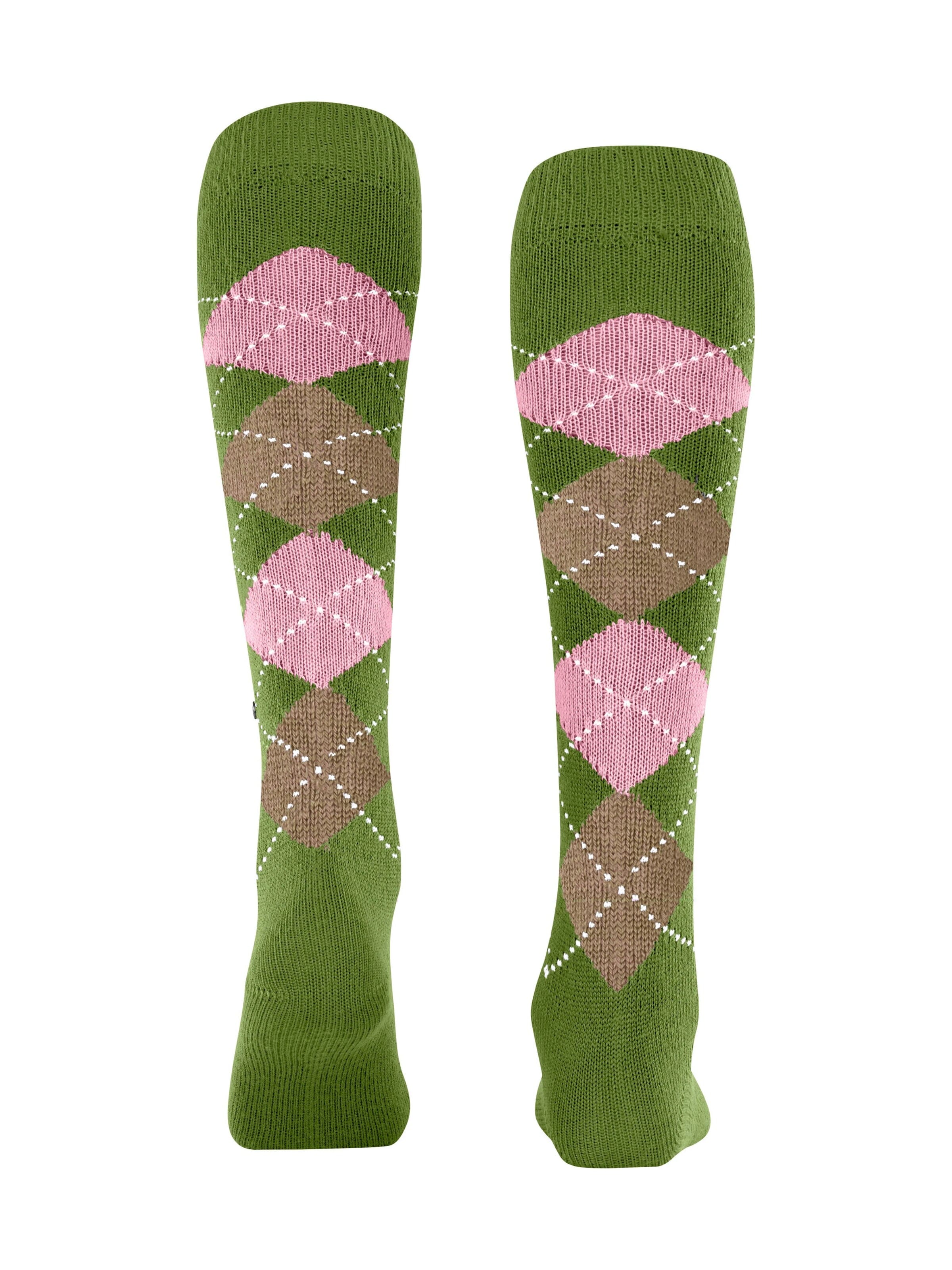 BURLINGTON Overknee Strümpfe 'Whitby'‌‌‌‌ in Grün