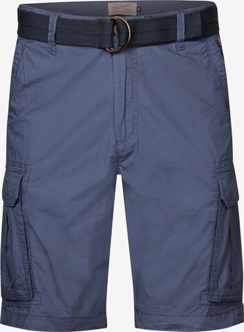 Petrol Industries Regular Cargo Pants in Blue: front