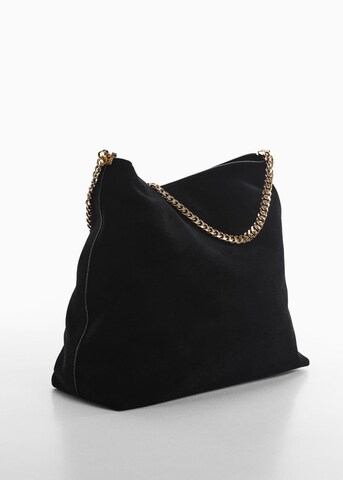 MANGO Schultertasche 'g-- chic' in Schwarz