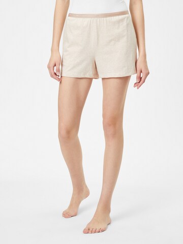 Calvin Klein Underwear Pyjamasbukser i beige: forside