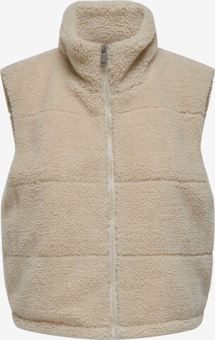 Gilet 'SANDRA' di ONLY in beige: frontale