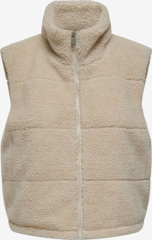 Gilet 'SANDRA' ONLY en beige : devant