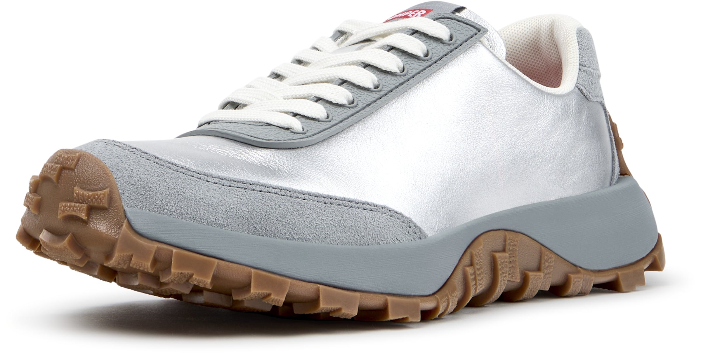 CAMPER - Sapatilhas baixas ' Drift Trail ' em prata: frente