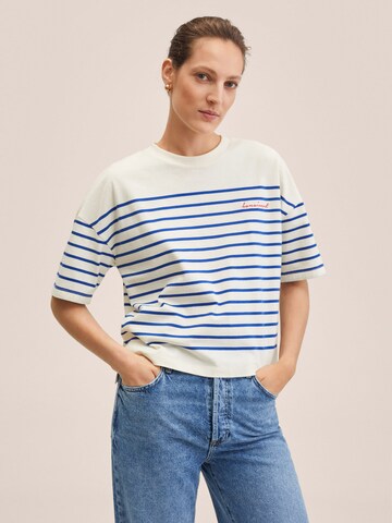 MANGO T-Shirt in Blau: predná strana