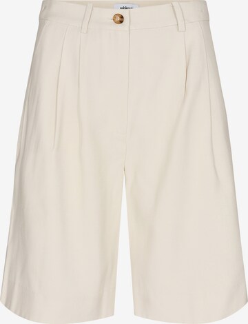 minimum Regular Pleat-front trousers in Beige: front