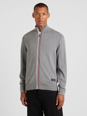 TOMMY HILFIGER - Cárdigan en gris: frente