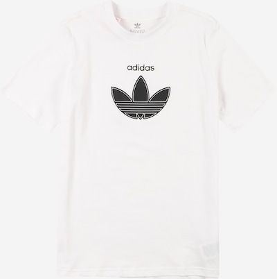 ADIDAS ORIGINALS T-Shirt en noir / blanc, Vue avec produit