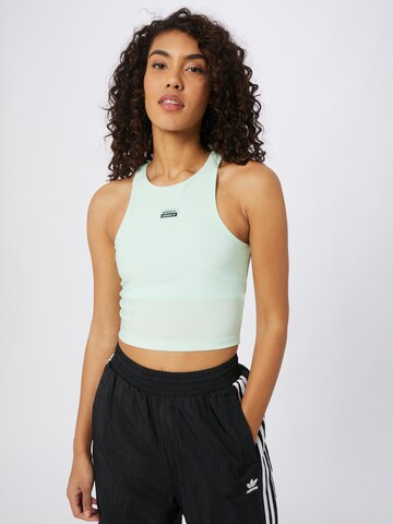ADIDAS ORIGINALS Top | zelena barva: sprednja stran