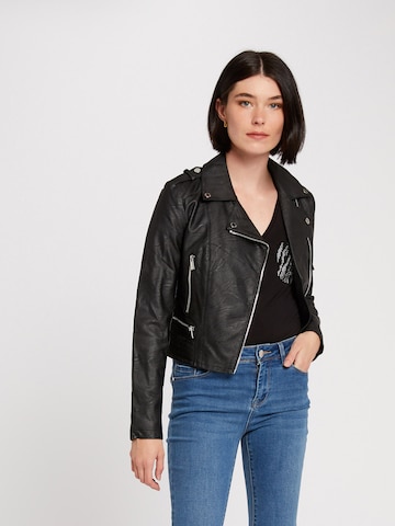 Morgan Between-Season Jacket in Black: front