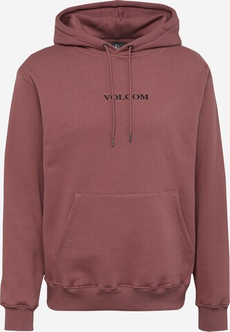 Volcom Sweatshirt in Red: front