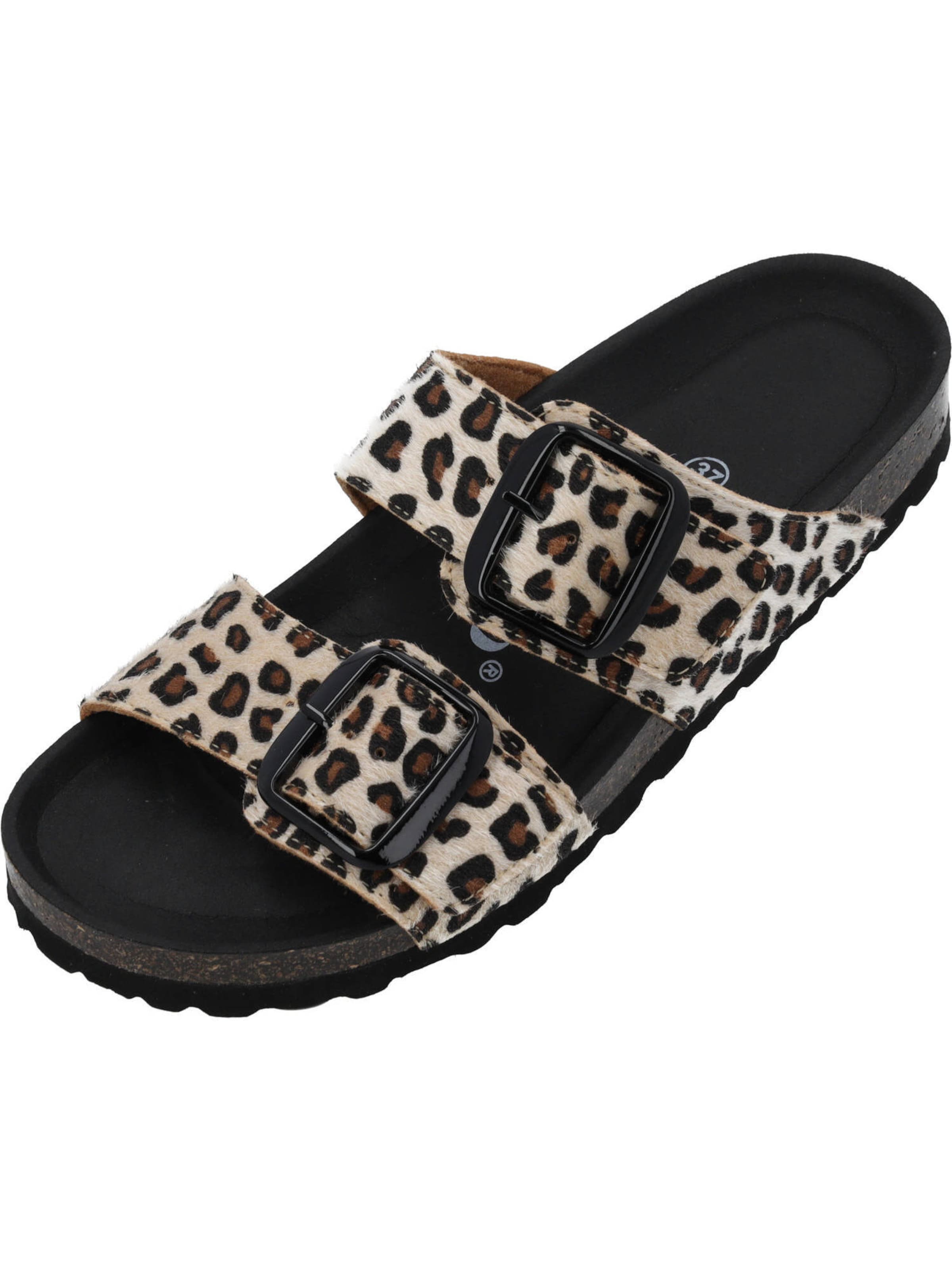 Palado Pantolette 'Samos' in Beige: Vorderseite