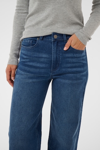 Kaffe Wide leg Jeans 'Andrea' in Blauw
