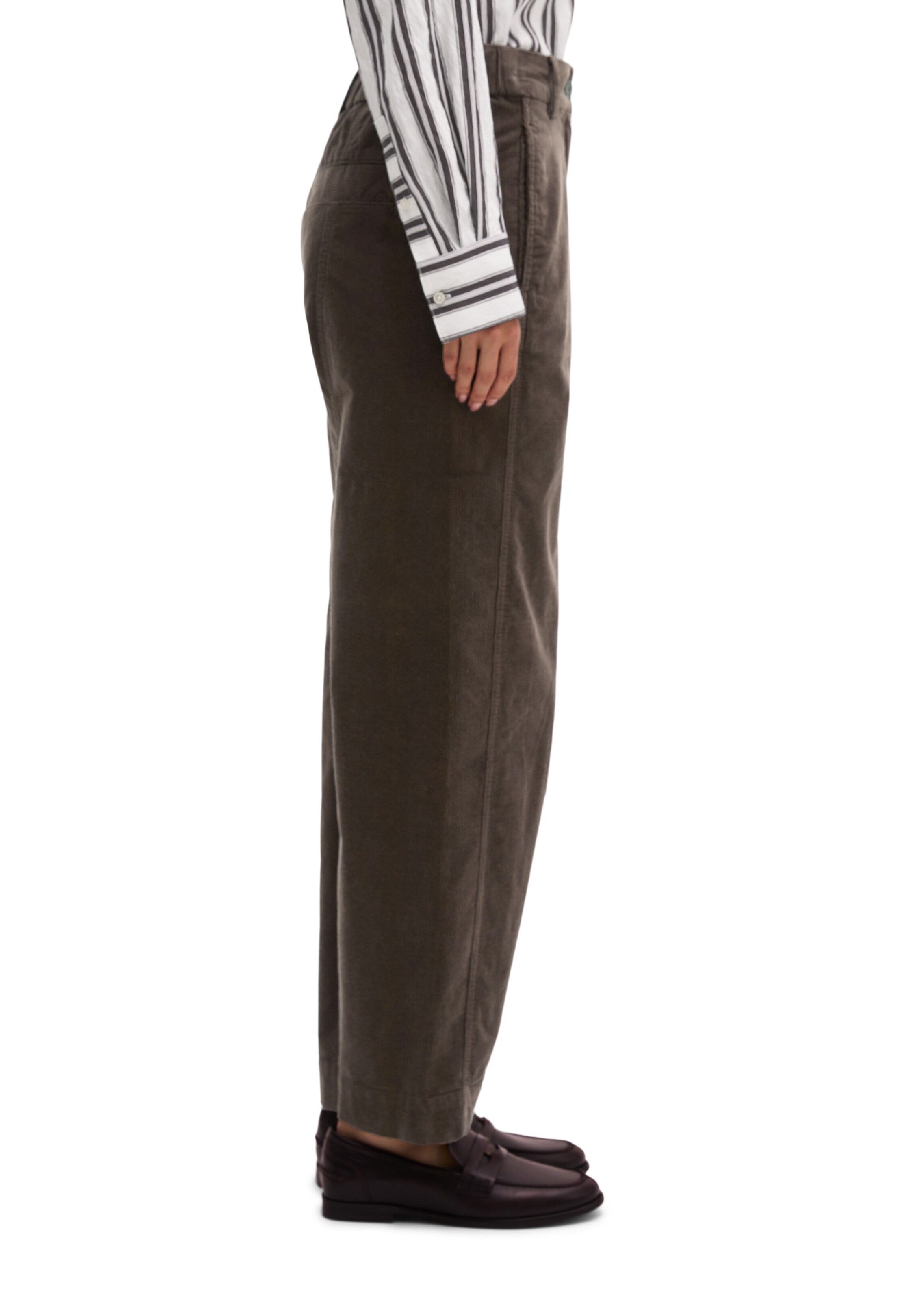 Marc O'Polo Loose fit Pants in Brown