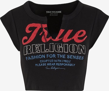 T-shirt True Religion en noir : devant