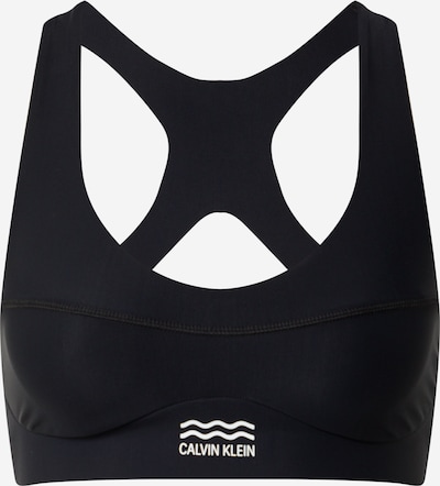 Calvin Klein Swimwear Bikinitop in schwarz / weiß, Produktansicht