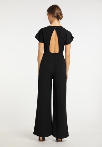 Tuta jumpsuit di usha BLACK LABEL in nero