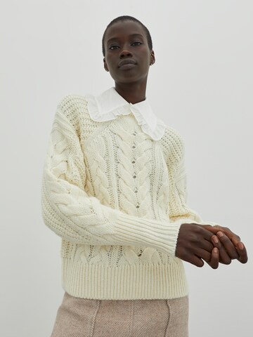 EDITED Sweater 'Nelly' in White: front