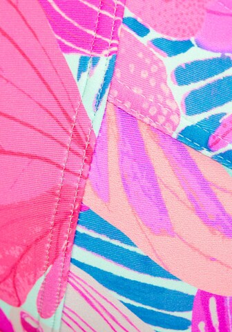 SUNSEEKER T-shirt Bikini Top in Pink