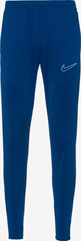 NIKE Workout Pants 'Academy23' in Blue: front