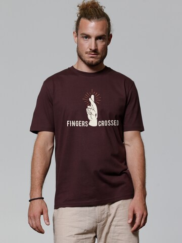 T-Shirt Watapparel en rouge : devant