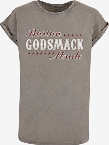 Merchcode Shirt 'Godsmack - Boston' in Grijs: voorkant