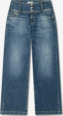 Wide Leg Jean Le Temps Des Cerises en bleu : devant