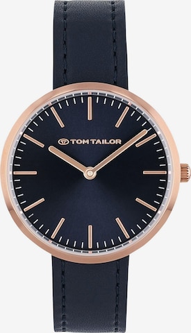 TOM TAILOR Analog Watch in Blue: front