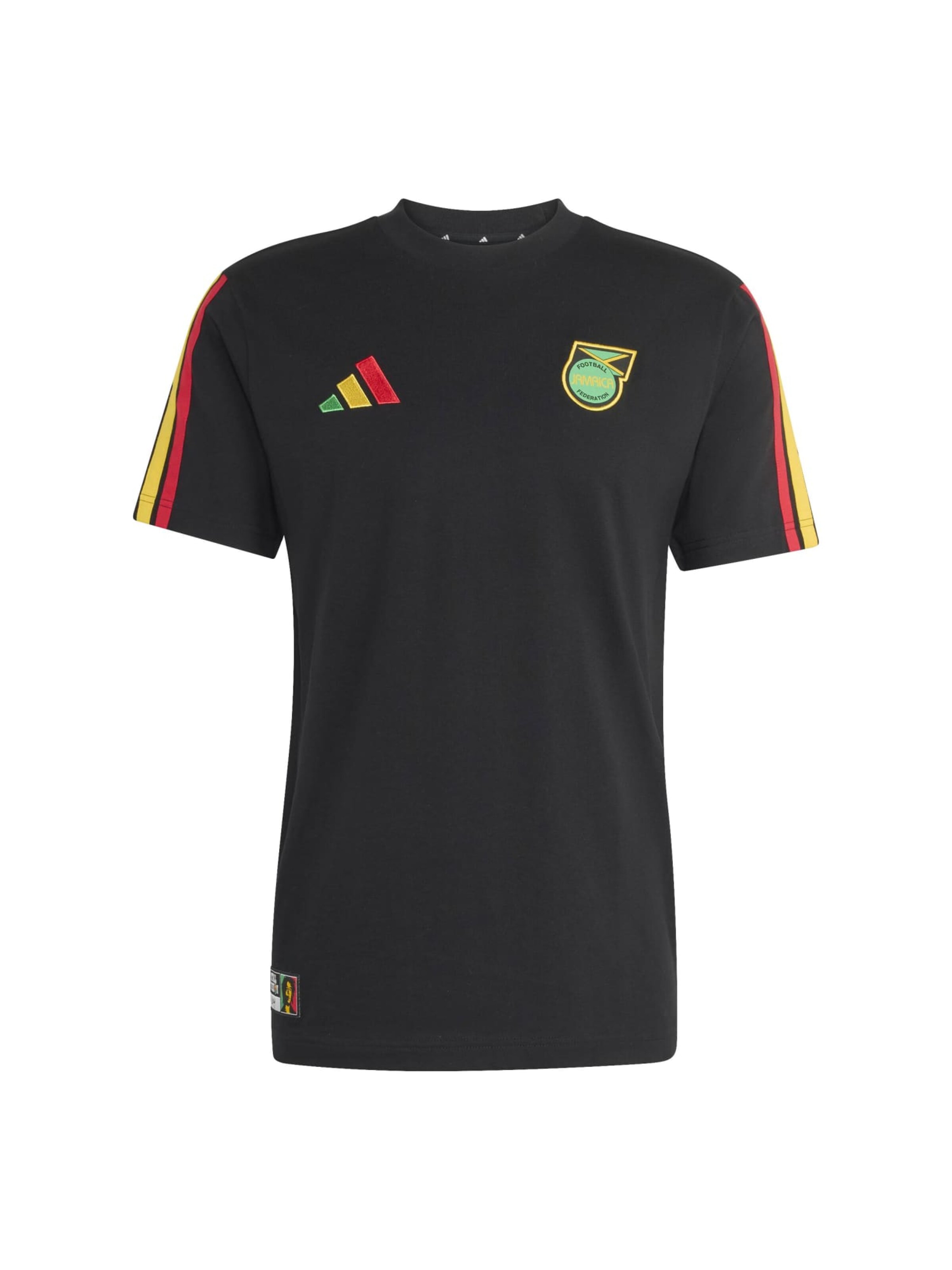 ADIDAS PERFORMANCE Функциональная футболка 'JFF DNA' в Желтый / Зеленый / Красный / Черный, Обзор товара