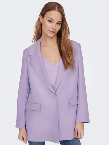 Blazer 'Thea' ONLY en violet : devant