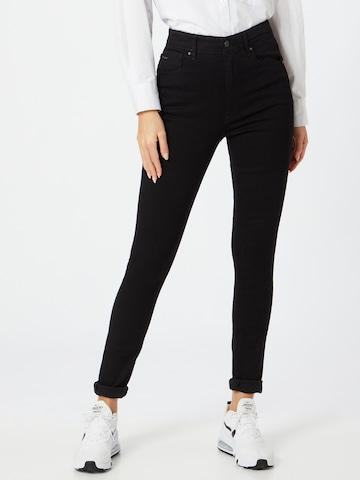 G-Star RAW Skinny Jeans 'Kafey' i svart: framsida