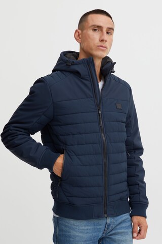 INDICODE JEANS Winter Jacket 'Pario' in Blue: front