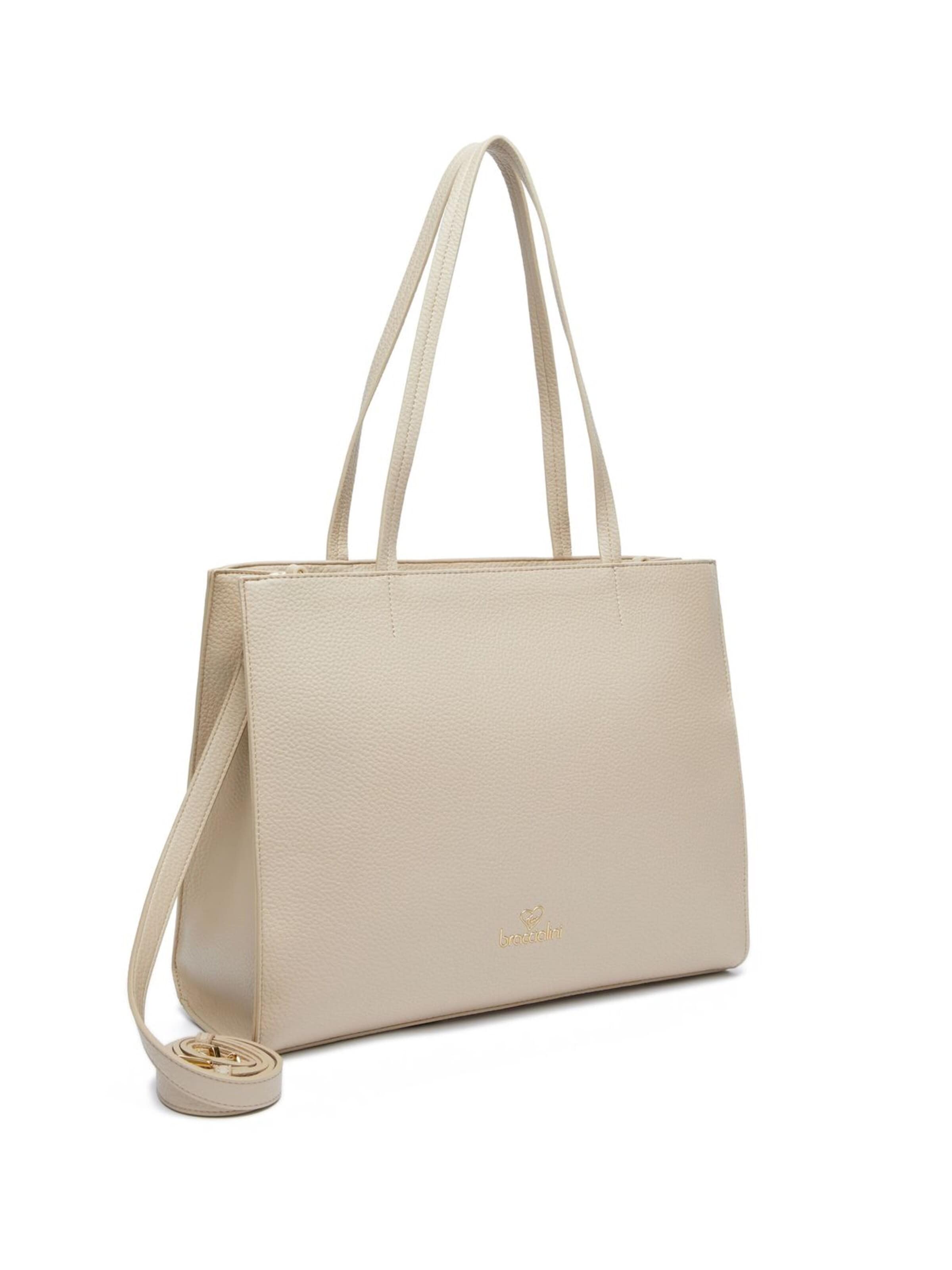 Shopper 'Meg' di Braccialini in beige