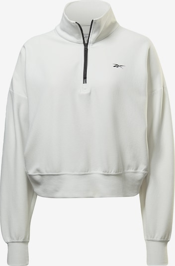 Reebok Sweatshirt de desporto em cinzento / preto, Vista do produto