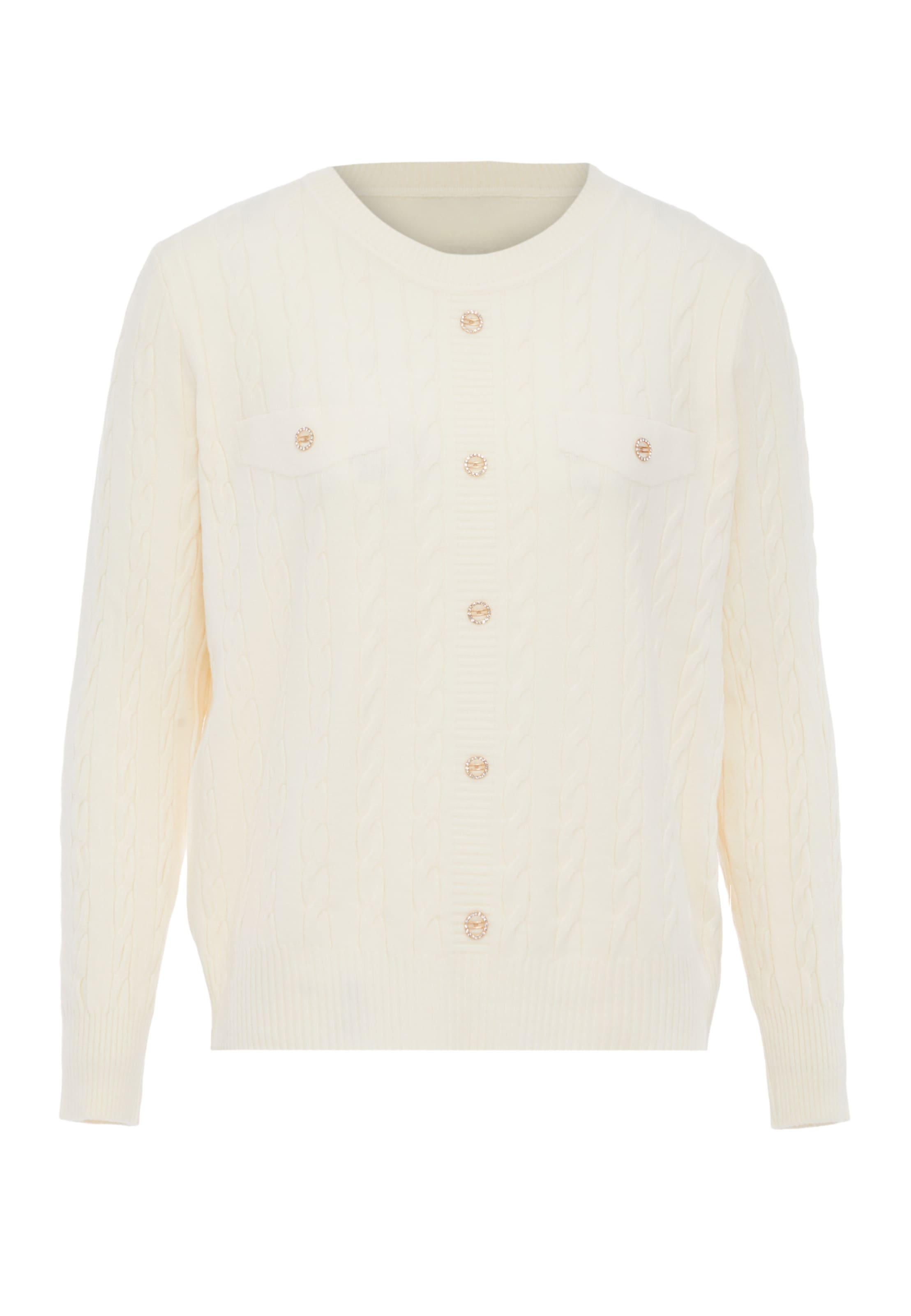 carato Trui in Wit: voorkant